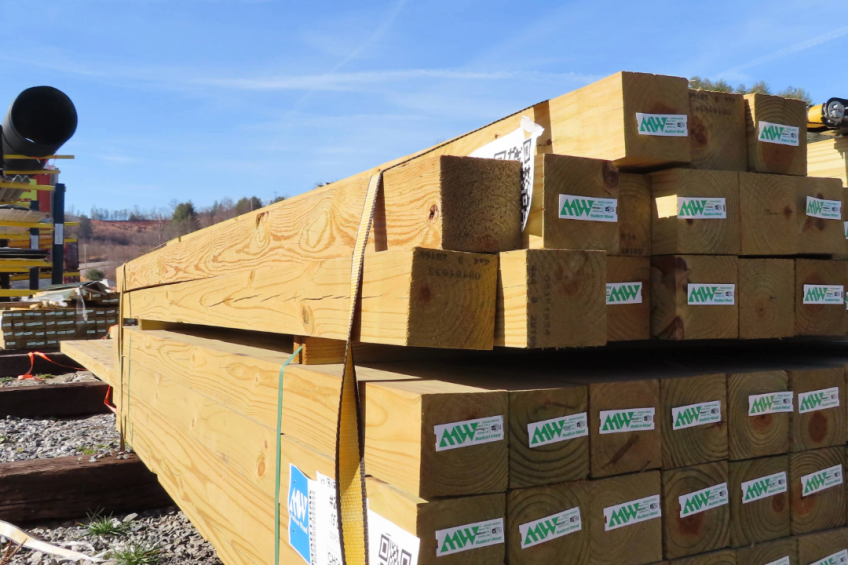 Quality lumber for building and farm projects at Parker Farm Supply